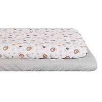 Ensemble de 2 mini-draps-housse de bébé George Baby