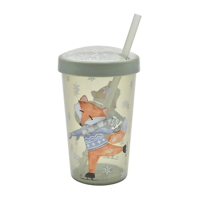 GOBELET PLASTIQUE HOLIDAY TIME FOX DESIGN