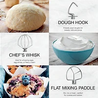 Batteur sur socle à tête inclinable Cuisinart Precision Master de 5,2 L 5,5 pintes (5,2 l)