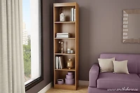 South Shore, Smart Basics collection, 5-Shelf Narrow Bookcase