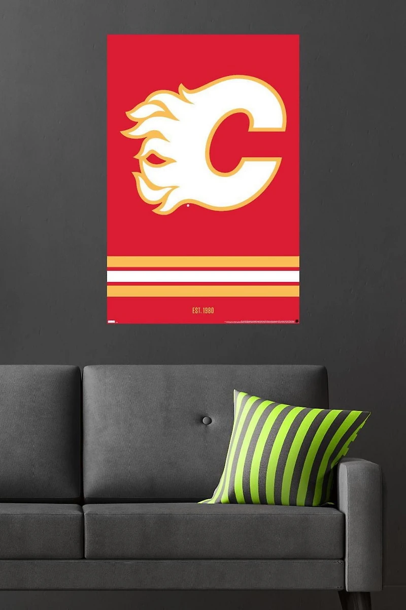 Flames de Calgary de la LNH - Logo 21