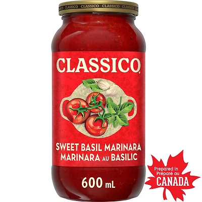 Sauce Pour Pâtes Marinara Au Basilic