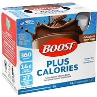 BOOST PLUS Complete Nutrition Drink – Chocolate, 6 x 237 ml, 6 x 237 ML