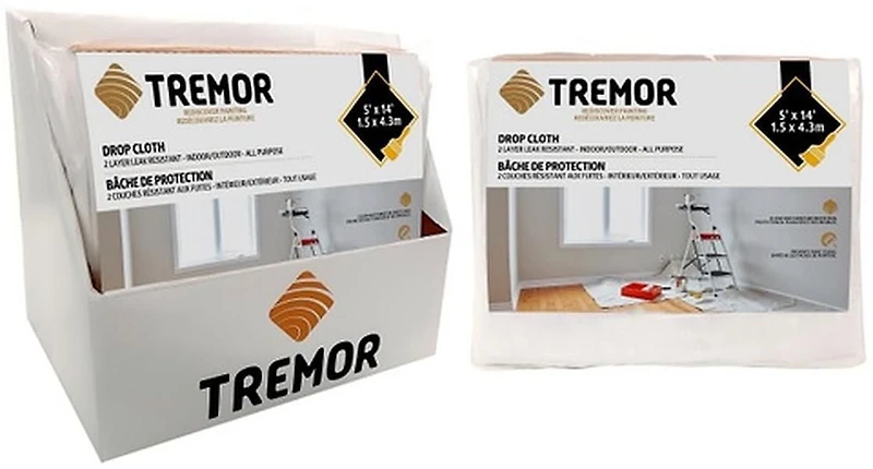 Feuille de protection de 5 pi x 14 pi