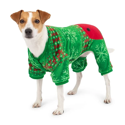 One Paw, Holiday Snowflake PJ, Dog Pajamas