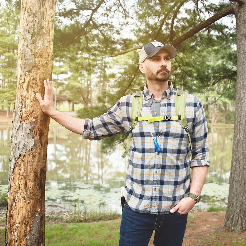 Ozark Trail 4L Hydration Pack with Reflective Accent, Green, 4 Liter Hydration Pack