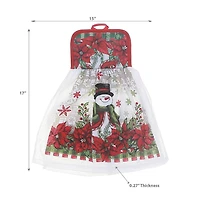 Tie Hand Towel Snowman - Set of 2