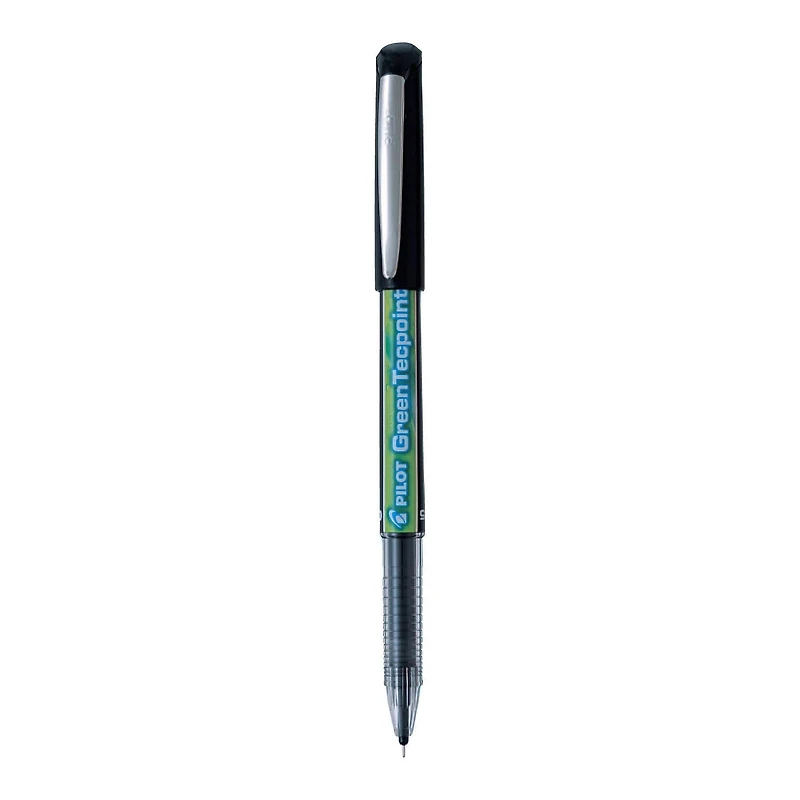 GreenTecpoint Stylos à bille roulante à encre liquide - Noirs Pointe extra-fine 0.5mm, 2/pqt