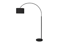 Monarch Specialties - Lighting, 81"H, Floor Lamp, Black Metal, Black Shade, Contemporary