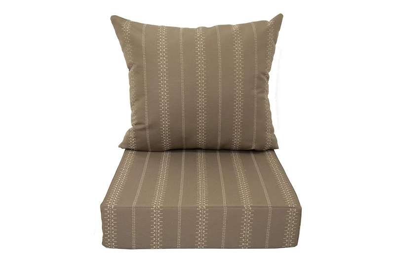 Coussin de siege profonds - Taille de siege: 24 x 24 x 5.75" Taille de dos: 25 x 22.5 x 6.5"