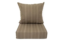 Coussin de siege profonds - Taille de siege: 24 x 24 x 5.75" Taille de dos: 25 x 22.5 x 6.5"