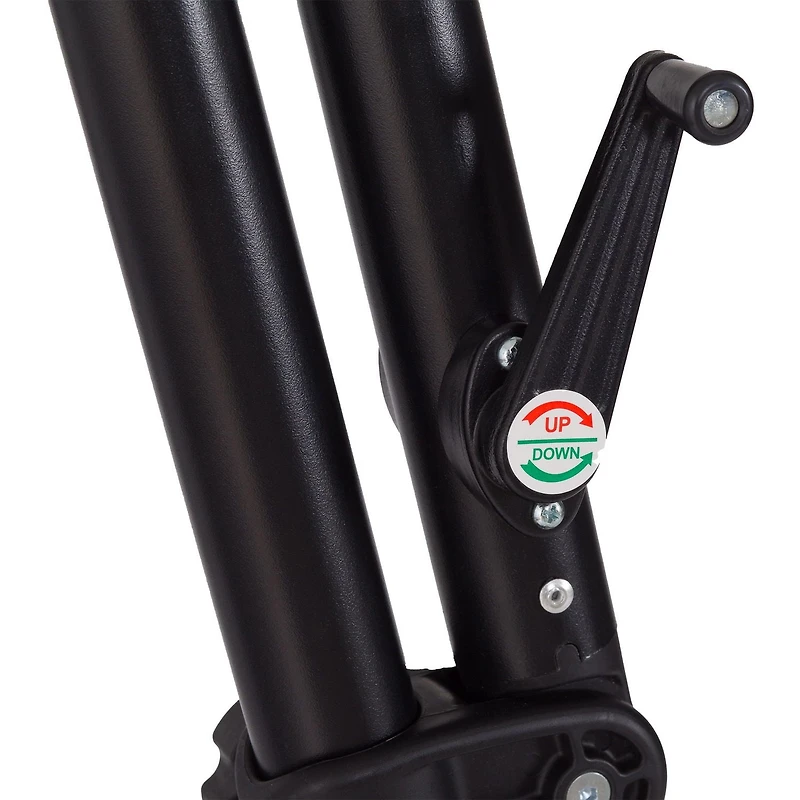 Parasol de terrasse inclinable en porte-à-faux CorLiving Solward de 3 m avec cadre en acier et 6 bras de support