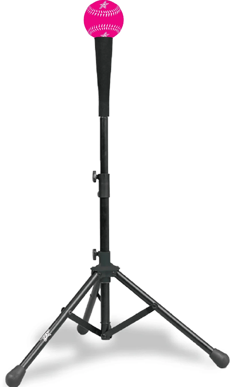 Future Stars Rubber Baseballs - Pink with White Printed Stitching