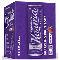 Farming Karma Berry Fruit Soda 4x285 ml