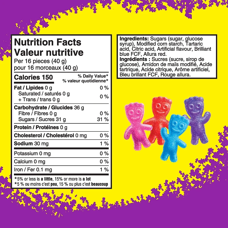 Sour Patch Kids Berries Candy, Sour then Sweet, Gummy Candy 150 g
