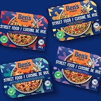 BEN'S ORIGINAL Street Food Bean & Rice Burrito Bowl, Prepared Entrée, Microwave in 90 Seconds, 255 g