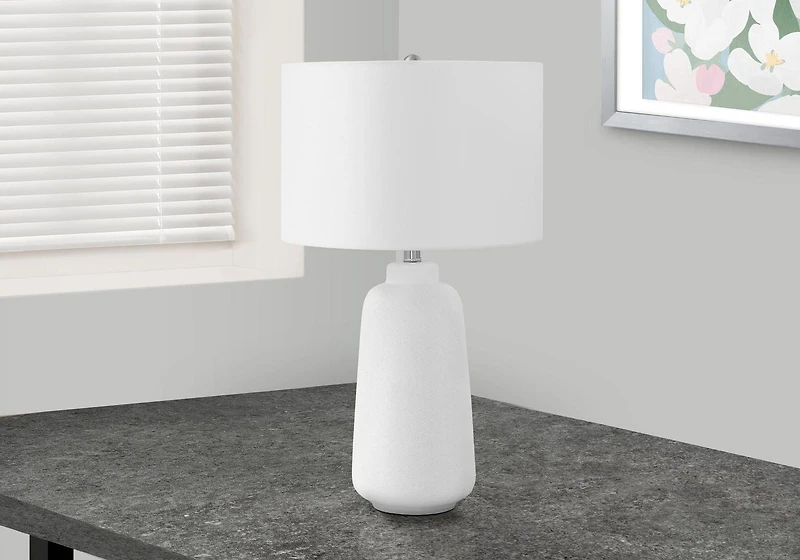 Monarch Specialties  Luminaire, 26"h, Lampe De Table, Crème, Teinte Ivoire / Crème, Moderne
