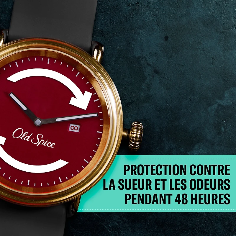 Antisudorifique et désodorisant Old Spice High Endurance pour hommes, protection de 48 heures, parfum Pure Sport 96 g