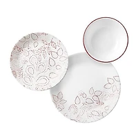 Ensemble de 12 pièces Corelle Leaf Stitch
