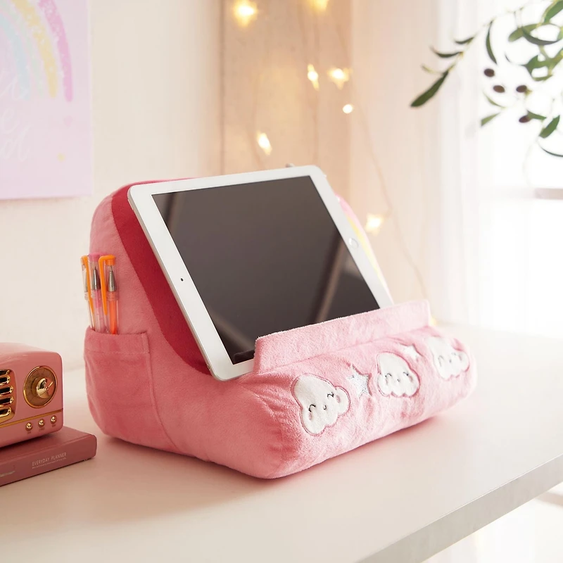 Heritage Kids Rainbow Plush Bean Tablet Pillow