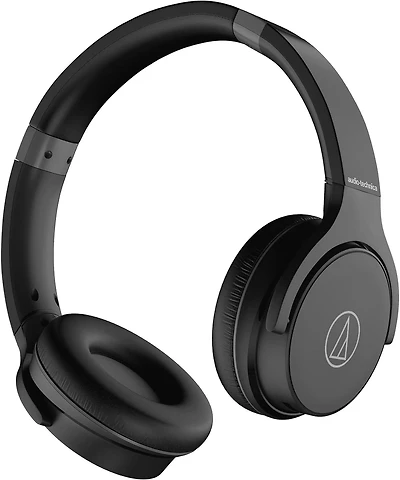 Audio-Technica ATH-S220BTBK Wireless On Ear Headphones, Black