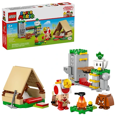 LEGO Super Mario Campement du Capitaine Toad, Jouet pour Garçons, Filles et Tous les Amateurs 72040 LEGO Campement de Capit 72040
