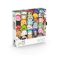 Buffalo Games Squishmallows Collage 500-Piece Interlocking Jigsaw Puzzle for Adults Ages 14-99 Years