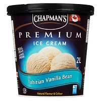 Chapman's Premium Tahitian Vanilla Bean Ice Cream in a Tub, 2L