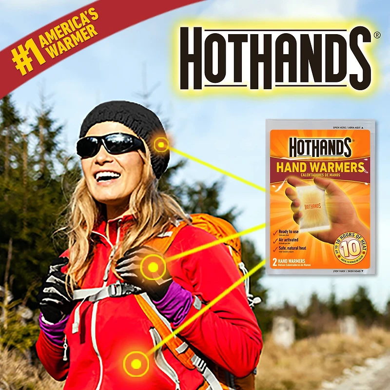 HotHands Hand Warmer Value Pack, 10 Pair, Safe and natural heat