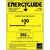 Coca-Cola Classic 4L Mini Fridge, 6 Can Portable Cooler for Travel, Home, Office- Red