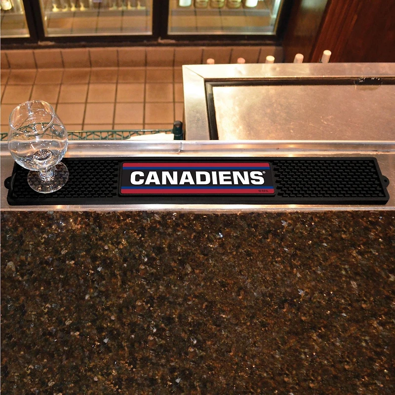 LNH - Les Canadiens de Montréal - Tapis à boire 3.25 "x24"
