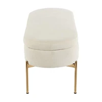 Banc de rangement Chloe de LumiSource