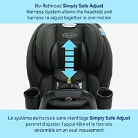 Graco TrioGrow SnugLock Siège d'Auto 3-en-1