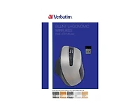 Verbatim Silent Wireless Blue LED Mouse (Graphite) 70242