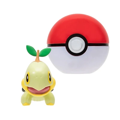 Pokémon Clip 'N' Go - Tortipouss + Poké Ball