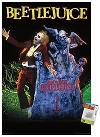 Beetlejuice - Grave Wall Poster, 22.375" x 34"
