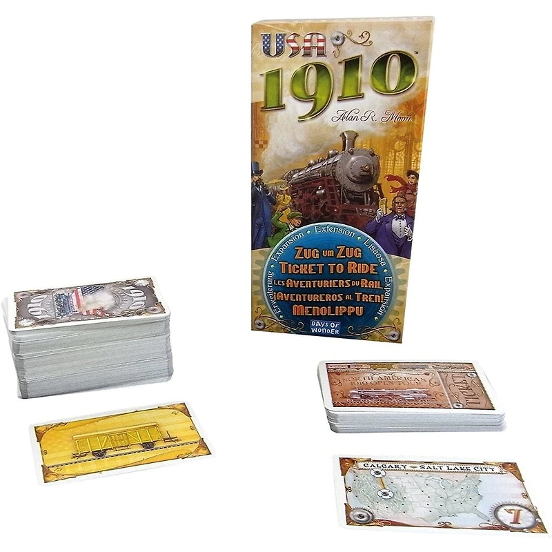 Ticket to Ride: USA 1910 Expansion Boardgame