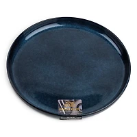 Thyme & Table Assiette ronde en grès Bleu Atlantique Vaisselle