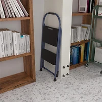 COSCO 2-Step BIG Step Step Stool, Steel, 225 lb. Capacity (Navy)