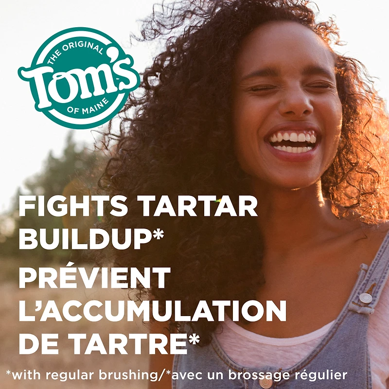Tom’s of Maine Simply White Dentifrice sans Fluorure, Menthe Poivrée, 85 ml