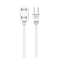 Hyper Tough 6ft Indoor 3-Outlet Cord White