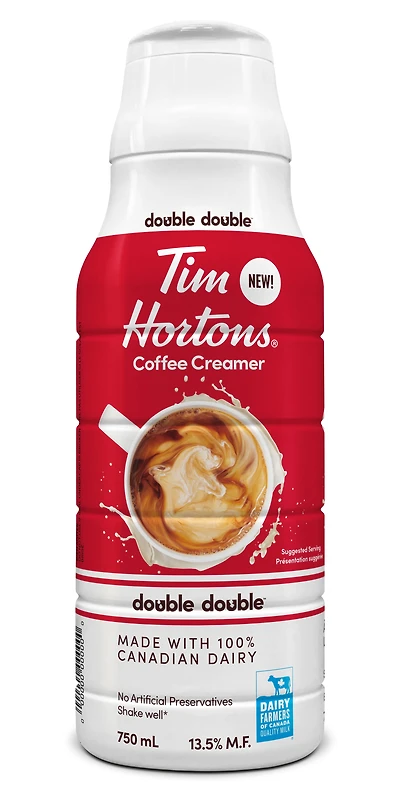 TIM HORTONS TH CRÈME DOUBLE DBL TIM HORTONS TH CRÈME DOUBLE DBL