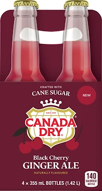 SODA GINGEMBRE À LA CERISE NOIRE 4x355