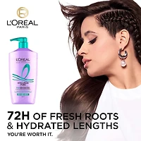 L'Oréal Paris Hyaluron Pure Rehydrating Conditioner 828 ml, Oily Roots & Dehydrated Hair