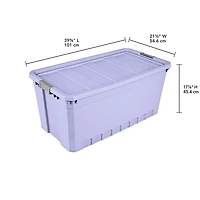 Sterilite 189L Tote Stacker - Bourgeon Lilas