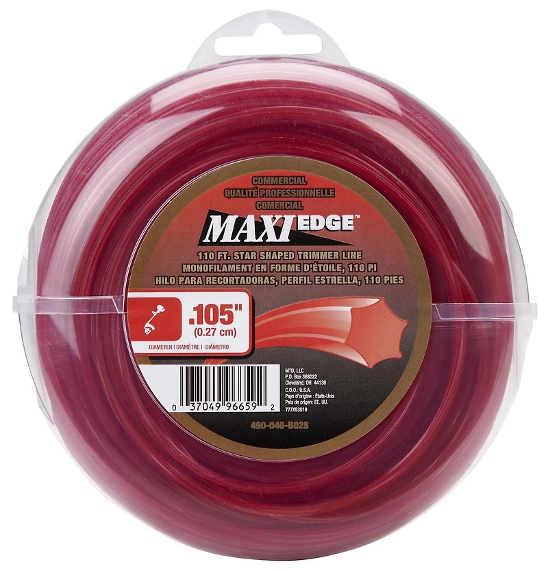 Commercial Maxi-Edge 110' .105 in. Universal Trimmer Line