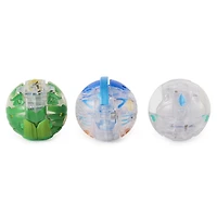 Starter Pack Bakugan, Coffret de 3, Diamond Falcron Ultra, Figurines articulées Geogan Rising à collectionner
