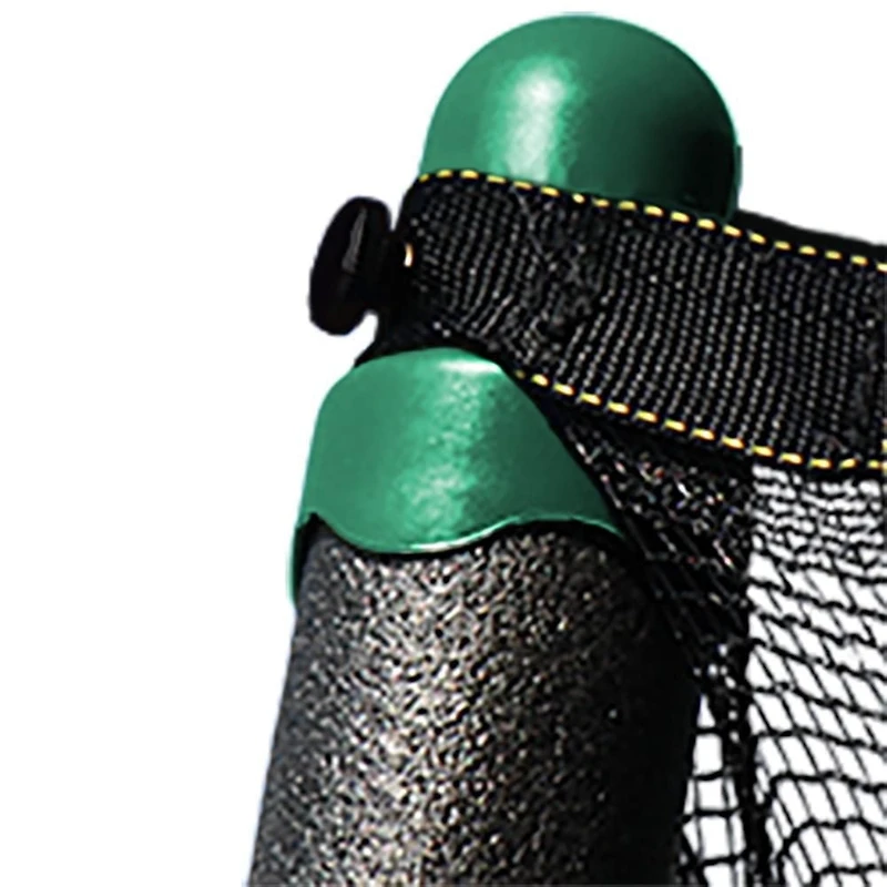 SKYWALKER TRAMPOLINES 17 FT Green, Oval Outdoor Trampoline for Kids with Safety Enclosure Net and Spring Pad, ASTM Approval, Rust Resistant