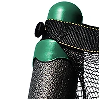 SKYWALKER TRAMPOLINES 17 FT Green, Oval Outdoor Trampoline for Kids with Safety Enclosure Net and Spring Pad, ASTM Approval, Rust Resistant