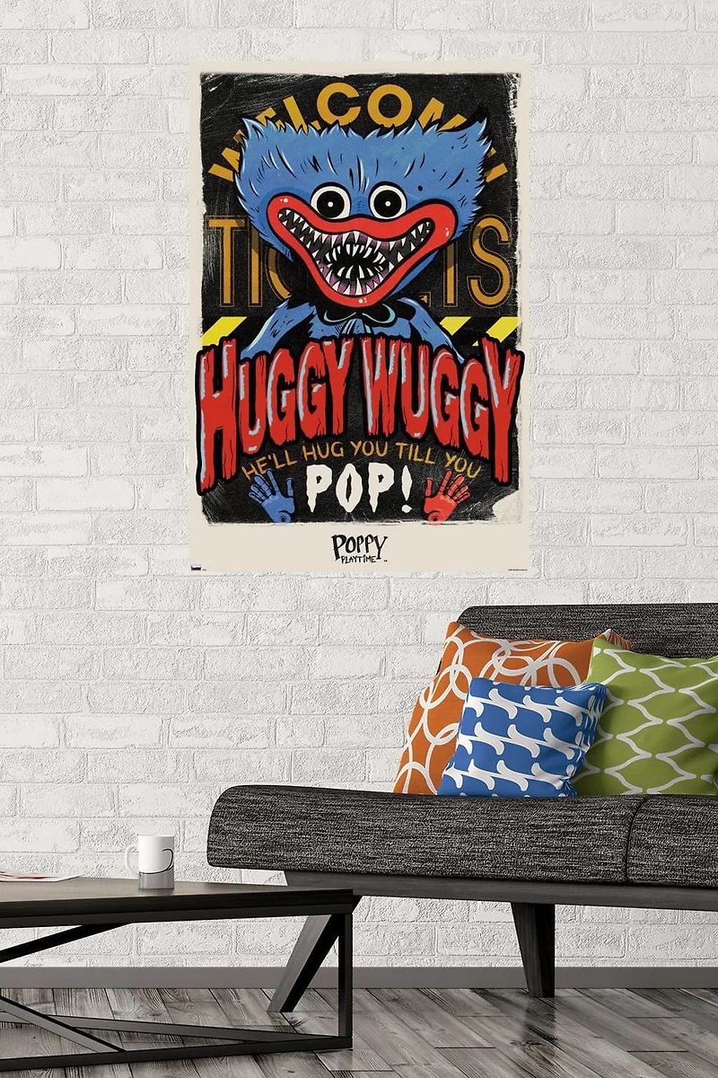 Poppy Playtime - Huggy Wuggy Wall Poster, 22.375" x 34"